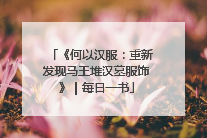 《何以汉服：重新发现马王堆汉墓服饰》｜每日一书