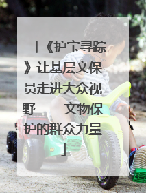 《护宝寻踪》让基层文保员走进大众视野——文物保护的群众力量