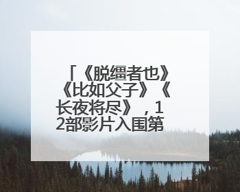 《脱缰者也》《比如父子》《长夜将尽》，12部影片入围第27届上影节主竞赛单元