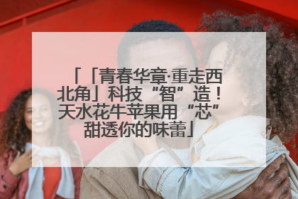 「青春华章·重走西北角」科技“智”造！天水花牛苹果用“芯”甜透你的味蕾