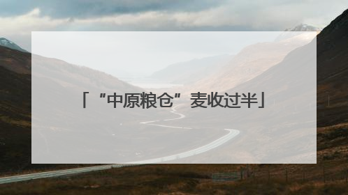 “中原粮仓”麦收过半