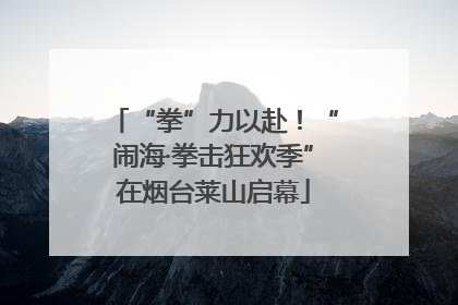 “拳”力以赴！“闹海·拳击狂欢季”在烟台莱山启幕