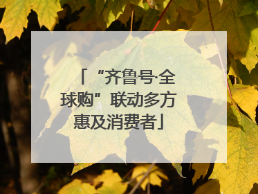 “齐鲁号·全球购”联动多方惠及消费者