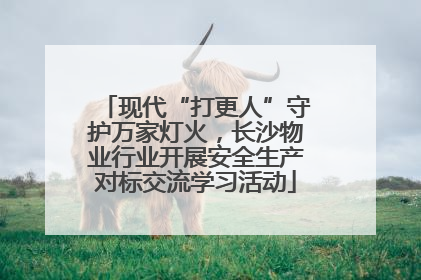 现代“打更人”守护万家灯火，长沙物业行业开展安全生产对标交流学习活动
