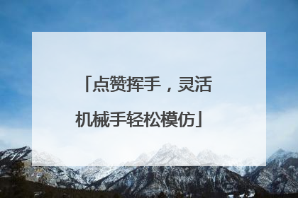 点赞挥手，灵活机械手轻松模仿