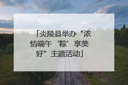 炎陵县举办“浓情端午‘粽’享美好”主题活动