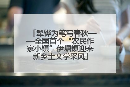 犁铧为笔写春秋——全国首个“农民作家小镇”伊塘镇迎来新乡土文学采风