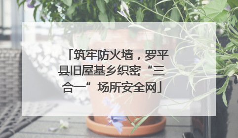 筑牢防火墙，罗平县旧屋基乡织密“三合一”场所安全网