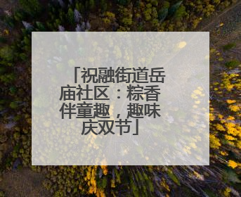 祝融街道岳庙社区：粽香伴童趣，趣味庆双节