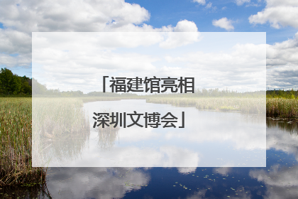 福建馆亮相深圳文博会