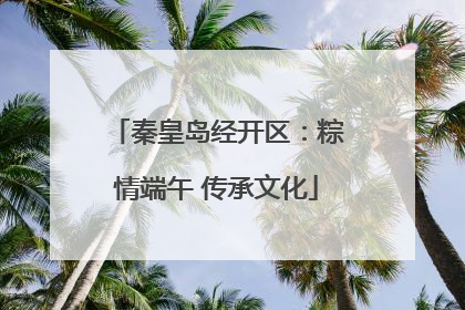秦皇岛经开区：粽情端午 传承文化