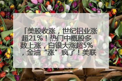 美股收涨，世纪铝业涨超21%！热门中概股多数上涨，白银大涨超5%，金油“涨”疯了！美联储官员最新表态