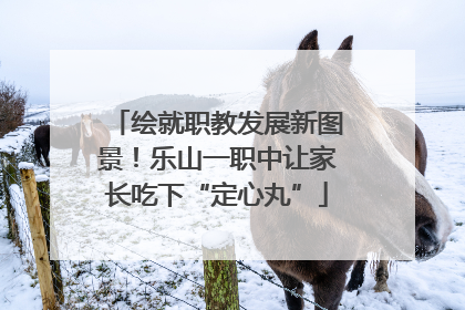 绘就职教发展新图景！乐山一职中让家长吃下“定心丸”