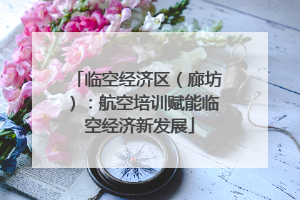临空经济区（廊坊）：航空培训赋能临空经济新发展