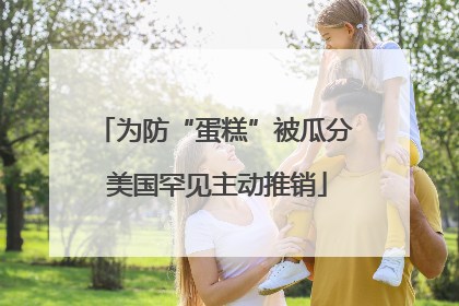 为防“蛋糕”被瓜分 美国罕见主动推销