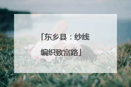 东乡县：纱线编织致富路