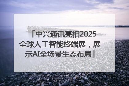中兴通讯亮相2025全球人工智能终端展，展示AI全场景生态布局