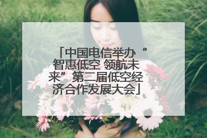中国电信举办“智惠低空 领航未来”第二届低空经济合作发展大会