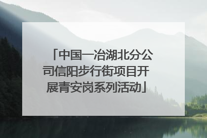 中国一冶湖北分公司信阳步行街项目开展青安岗系列活动