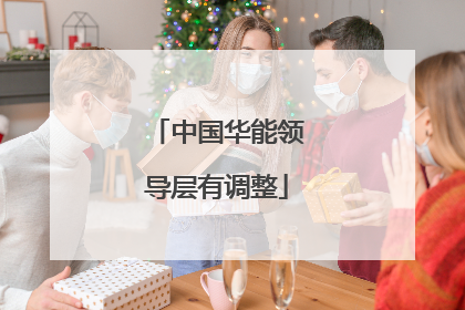 中国华能领导层有调整