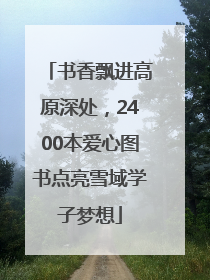 书香飘进高原深处，2400本爱心图书点亮雪域学子梦想