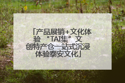 产品展销+文化体验 “TAI集”文创特产仓一站式沉浸体验泰安文化