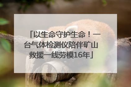 以生命守护生命！一台气体检测仪陪伴矿山救援一线劳模16年
