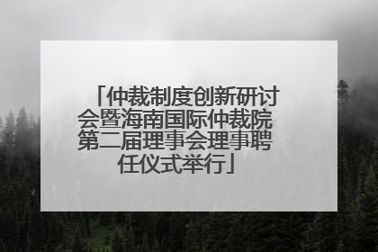 仲裁制度创新研讨会暨海南国际仲裁院第二届理事会理事聘任仪式举行