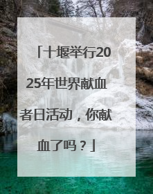 十堰举行2025年世界献血者日活动，你献血了吗？
