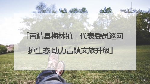 南靖县梅林镇：代表委员巡河护生态 助力古镇文旅升级