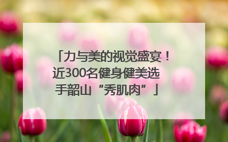 力与美的视觉盛宴！近300名健身健美选手韶山“秀肌肉”