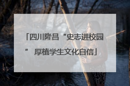 四川隆昌“史志进校园” 厚植学生文化自信