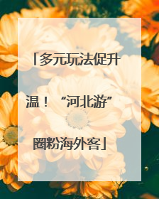 多元玩法促升温！“河北游”圈粉海外客