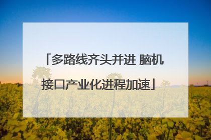 多路线齐头并进 脑机接口产业化进程加速