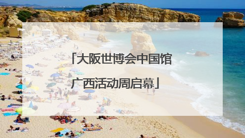 大阪世博会中国馆广西活动周启幕