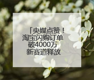 央媒点赞！淘宝闪购订单破4000万 新赛道释放消费潜力