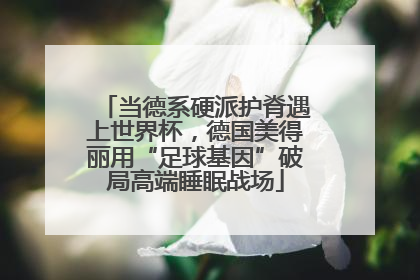 当德系硬派护脊遇上世界杯，德国美得丽用“足球基因”破局高端睡眠战场