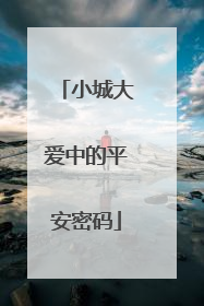 小城大爱中的平安密码