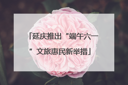 延庆推出“端午六一”文旅惠民新举措