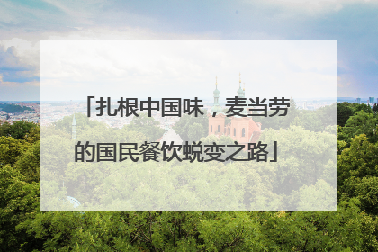 扎根中国味，麦当劳的国民餐饮蜕变之路