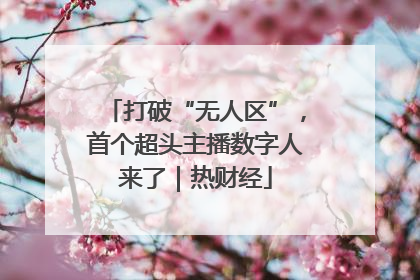 打破“无人区”，首个超头主播数字人来了｜热财经