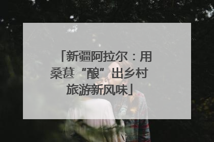 新疆阿拉尔：用桑葚“酿”出乡村旅游新风味