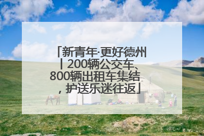 新青年·更好德州丨200辆公交车、800辆出租车集结，护送乐迷往返
