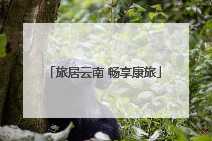 旅居云南 畅享康旅