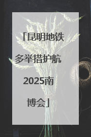 昆明地铁多举措护航2025南博会