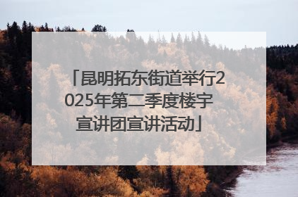 昆明拓东街道举行2025年第二季度楼宇宣讲团宣讲活动