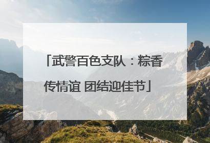 武警百色支队：粽香传情谊 团结迎佳节