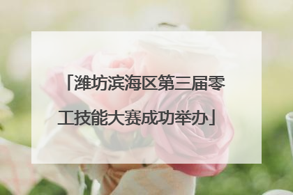 潍坊滨海区第三届零工技能大赛成功举办