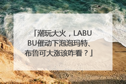 潮玩大火，LABUBU催动下泡泡玛特、布鲁可大涨该咋看？