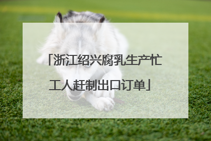 浙江绍兴腐乳生产忙 工人赶制出口订单